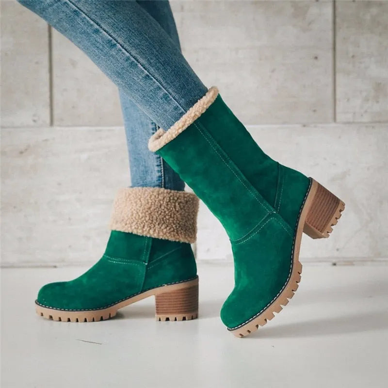 Botas Fenizza de invierno con forro de lana para mujer