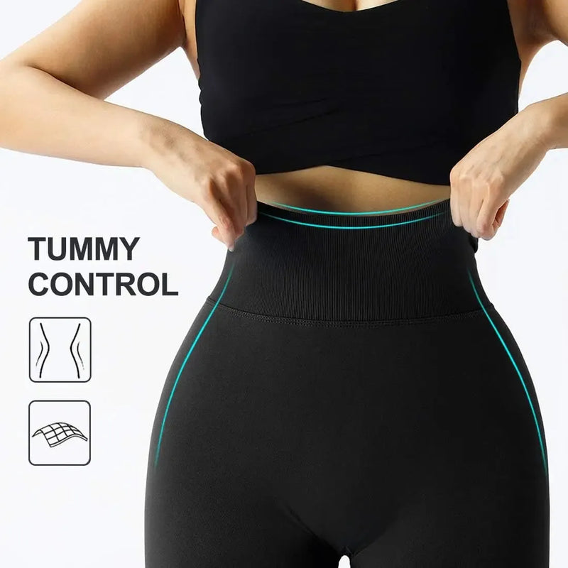 Leggings de gimnasio sin costuras para mujer - Fenizza