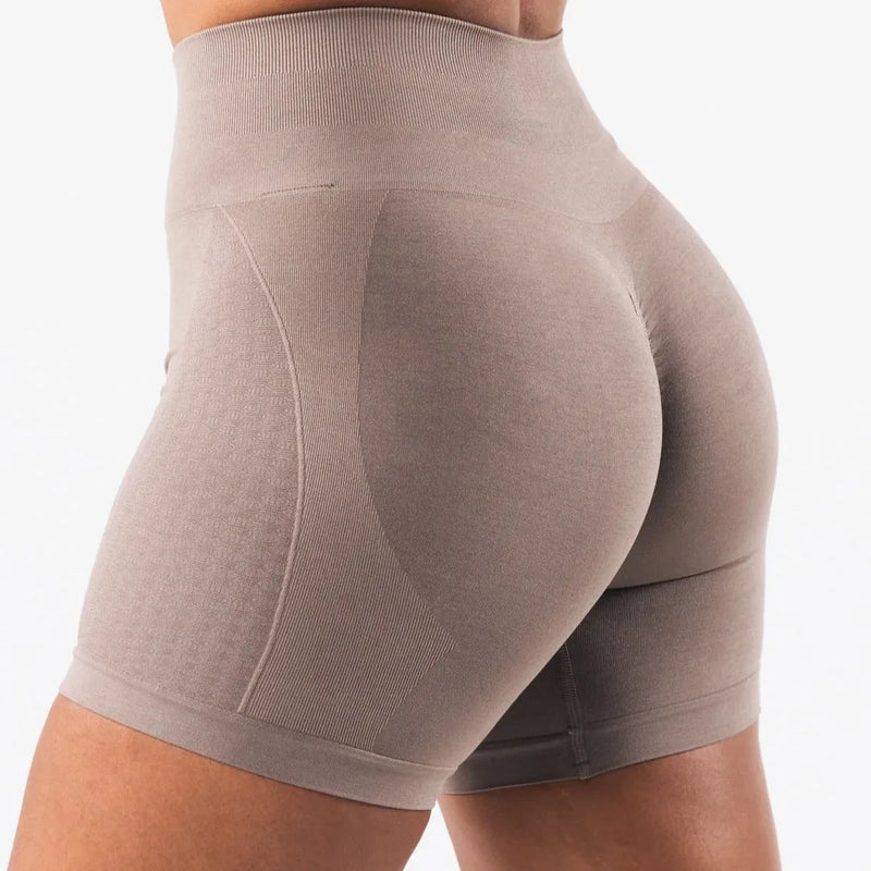 Pantalón corto fitness sin costuras para mujer - Fenizza