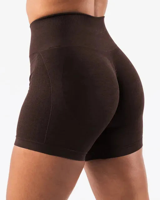 Pantalón corto fitness sin costuras para mujer - Fenizza