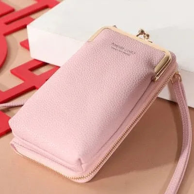 Bolso mini para mujer de cuero genuino 2 en 1 antirrobo - Fenizz